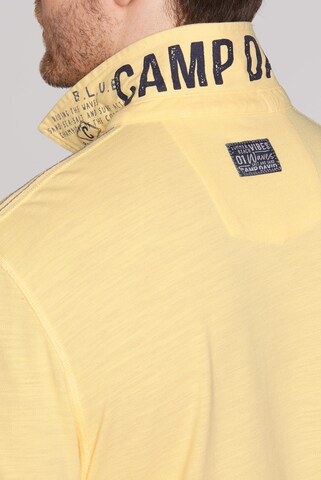 CAMP DAVID Poloshirt in Gelb