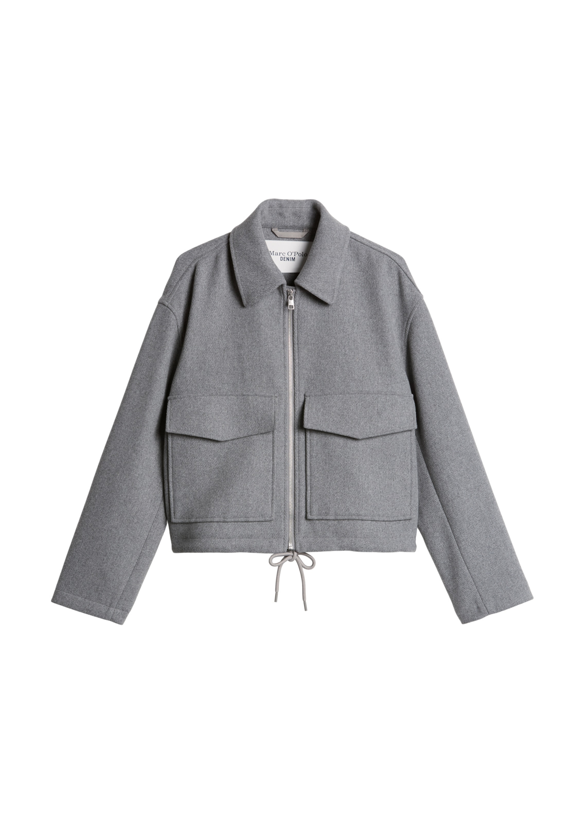 Marc O'Polo DENIM Jacke in Grau: Vorderseite