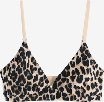 Triangle Soutien-gorge 'Carin' Lindex en marron : devant