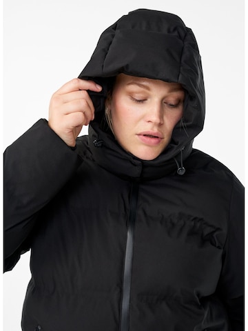 Zizzi Winter jacket 'MELINA' in Black