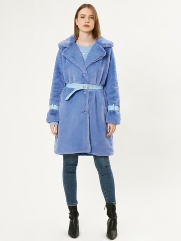 Influencer Zimní kabát – modrá