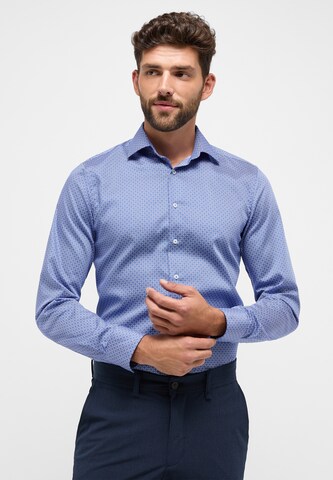 ETERNA Slim fit Zakelijk overhemd in Blauw: voorkant