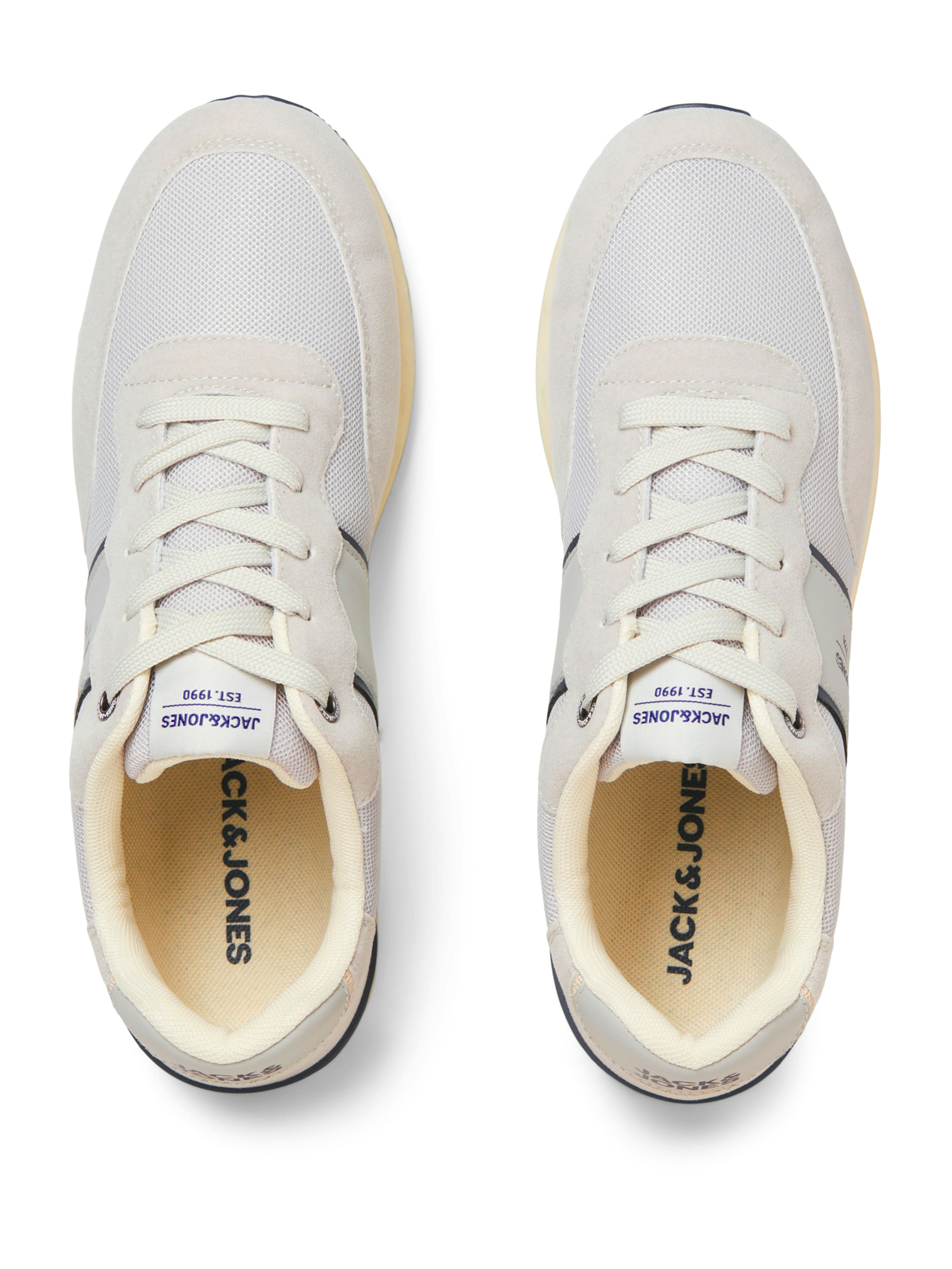 JACK & JONES Sneakers 'JFWMILAN RUNNER' in Beige: top