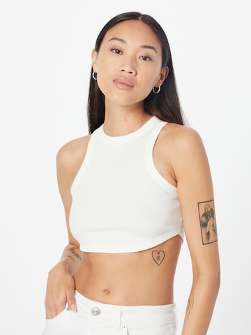 Top di Edikted in bianco: frontale