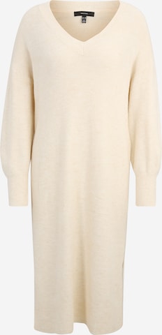 Vero Moda Petite Pletena obleka 'VMJUPITER' | bež barva: sprednja stran