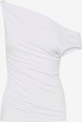 My Essential Wardrobe Top 'Vista Giggo' in White: front