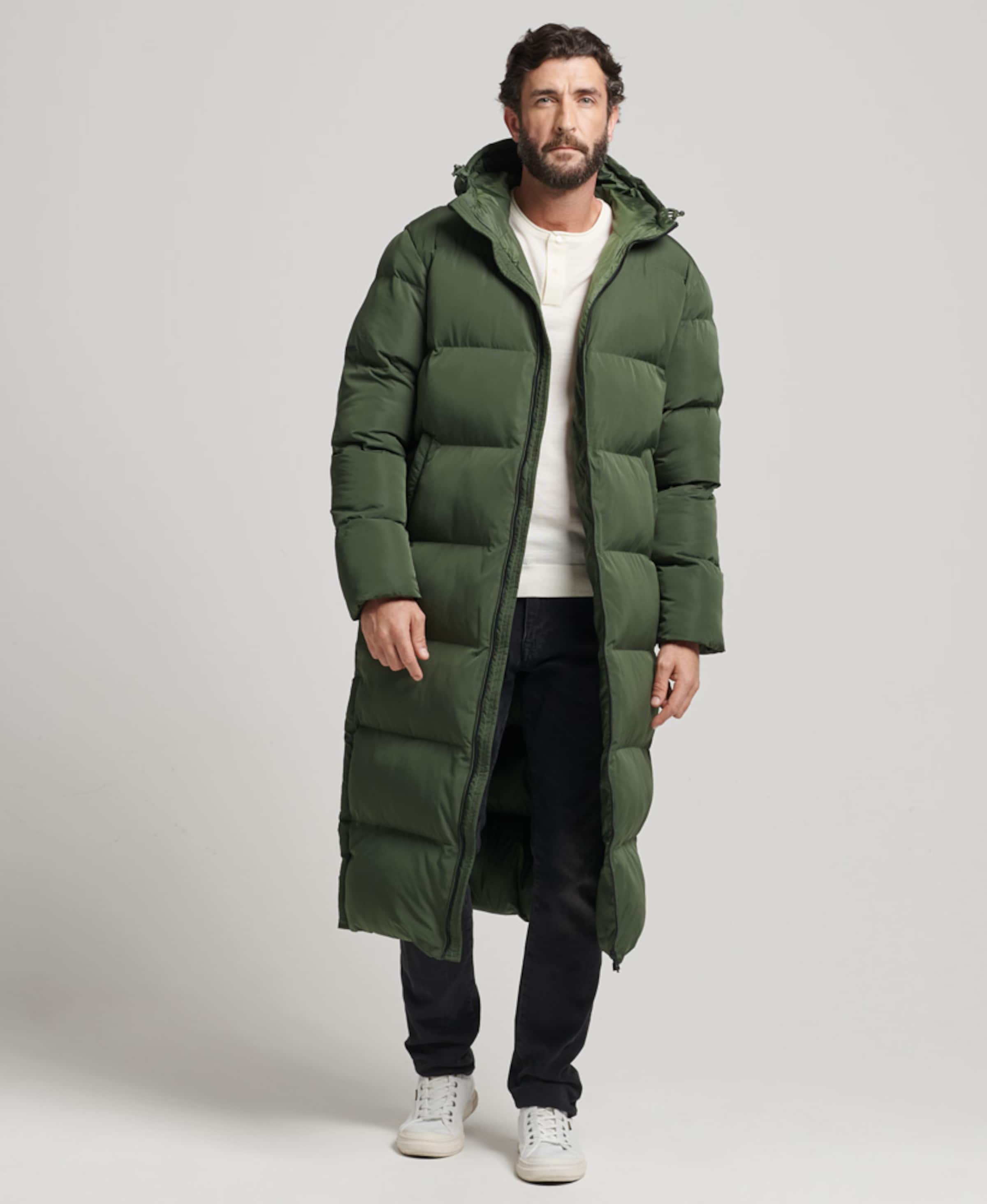 Manteau d hiver Super Duvet Superdry en Vert Fonce ABOUT YOU