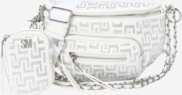 STEVE MADDEN Чанта за кръста 'Bmaxima' в бяло: отпред