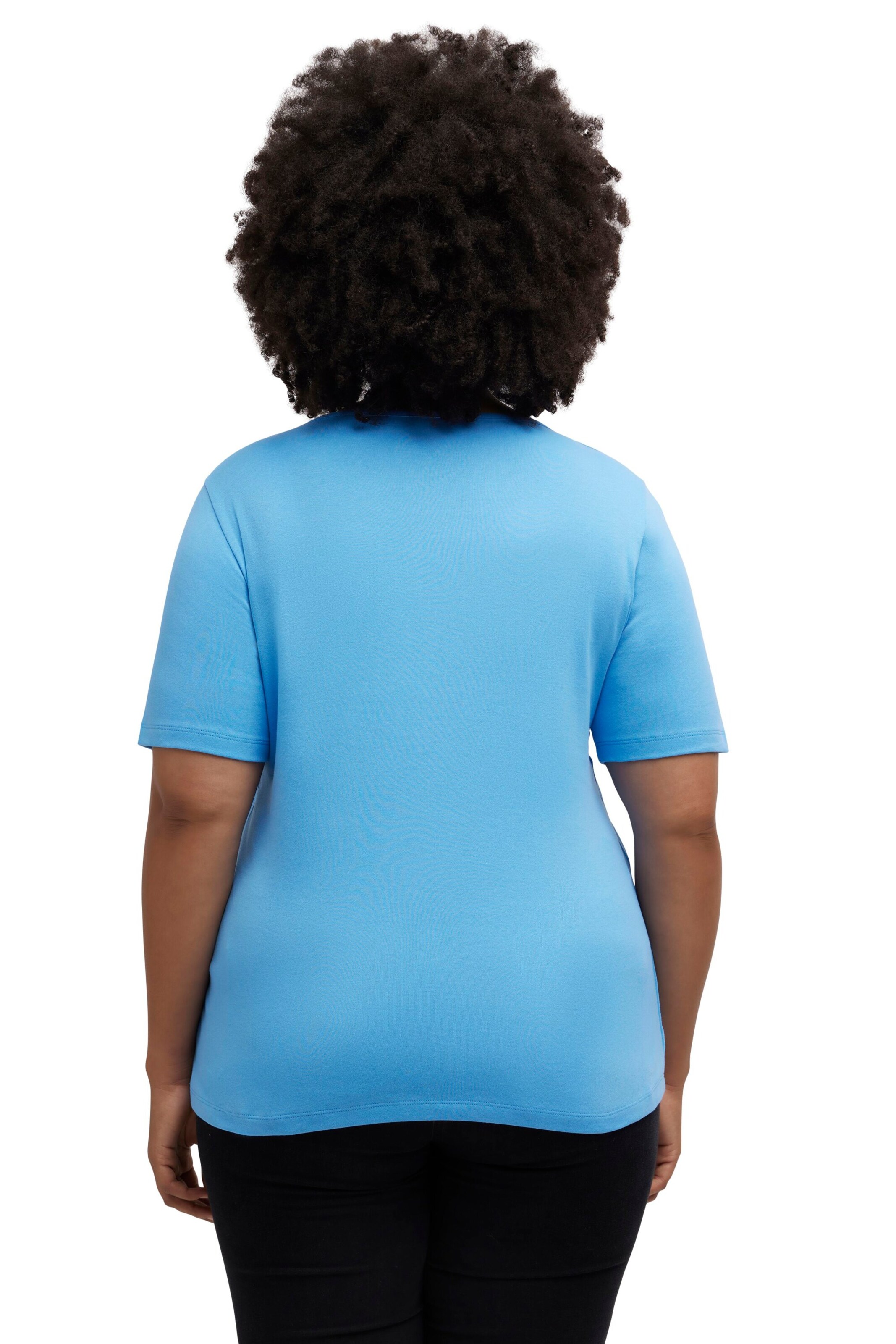 Ulla Popken Shirt in Blauw