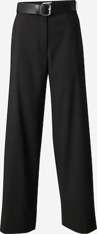 juoda EDITED Laisvas Kelnės 'Lanea': priekis