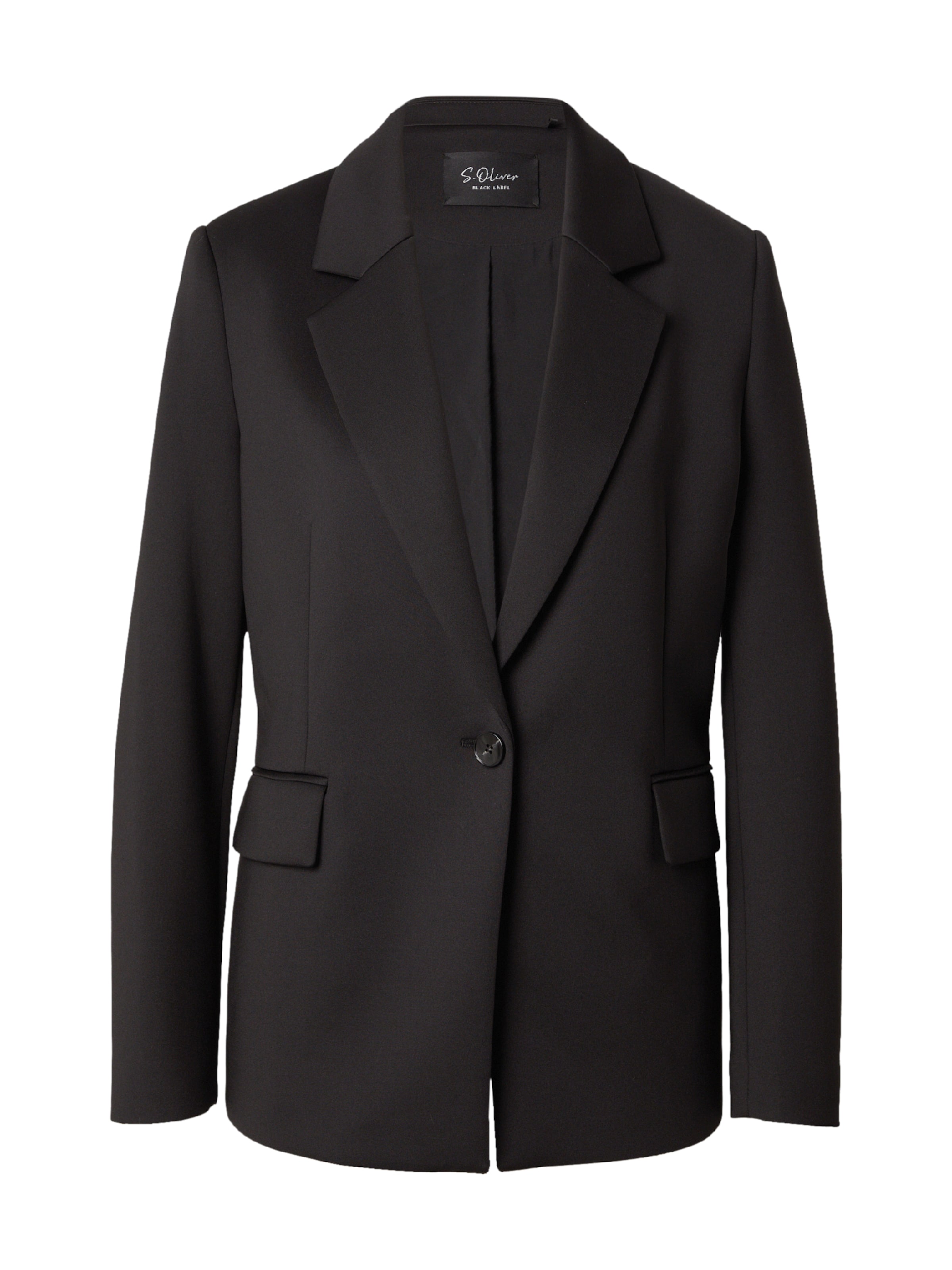 juoda s.Oliver BLACK LABEL Švarkas: priekis