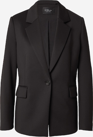 s.Oliver BLACK LABELSako - crna boja: prednji dio