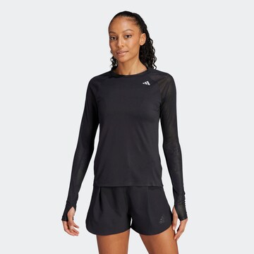 ADIDAS PERFORMANCE Performance Shirt 'Adizero' in Black: front