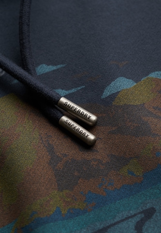 Superdry & Co Sweatshirt 'Outdoors Mountain' i blå