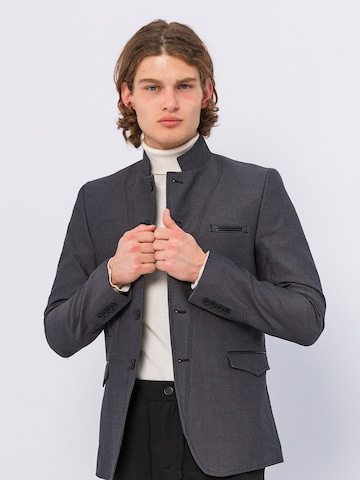 Ron Tomson Regular Fit Sakko in Grau: Vorderseite