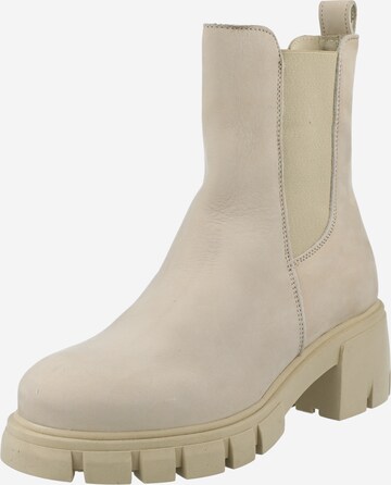 PAVEMENT Chelsea boots 'Linea' in Beige: voorkant