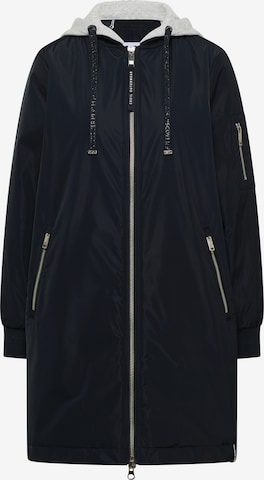 CECIL Between-Seasons Coat in Blue: front