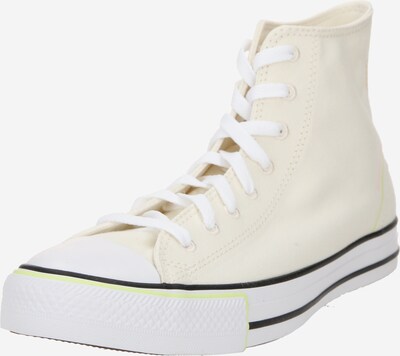 CONVERSE Sneaker high 'Chuck Taylor All Star' i beige / lysegrøn / sort, Produktvisning
