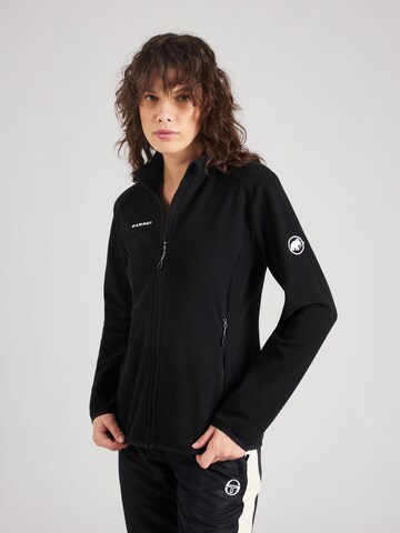 MAMMUT Athletic Fleece Jacket 'Innominata' in Black: front