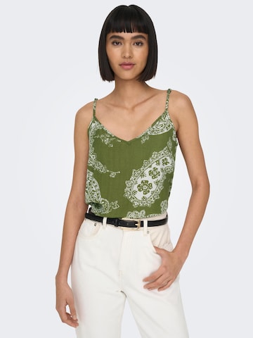 ONLY - Blusa 'Bella' en verde: frente