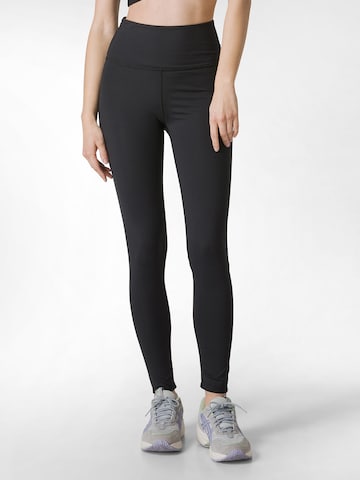 DEHA Skinny Sporthose in Schwarz: Vorderseite