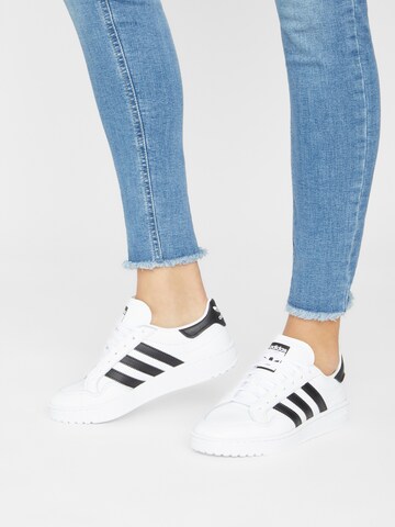 Sneaker bassa di ADIDAS ORIGINALS in bianco: frontale