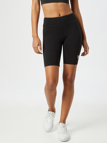 Reebok Skinny Sportbyxa i svart: framsida