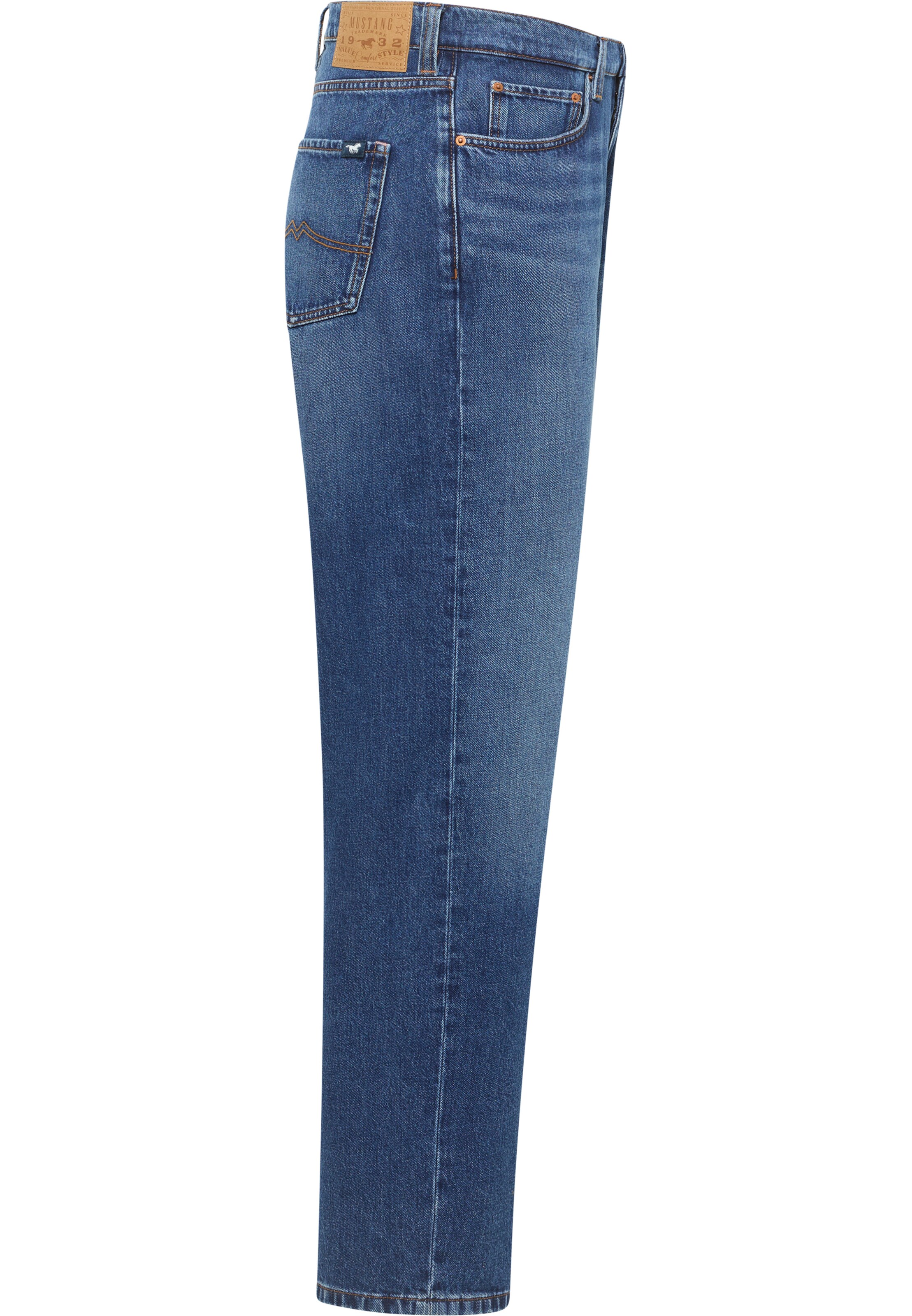 MUSTANG Loosefit Jeans 'Jeff' in Blau