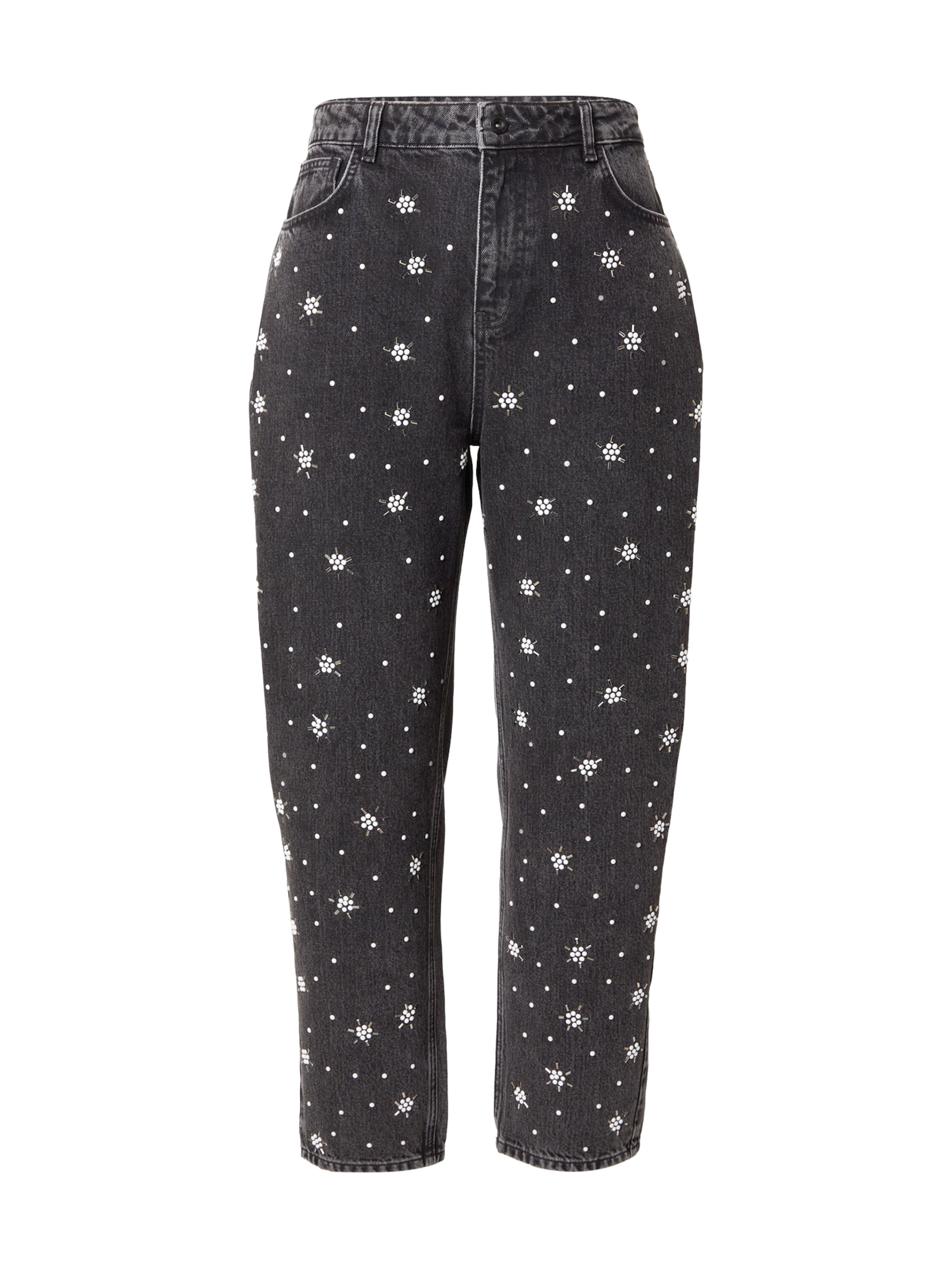 CITA MAASS Regular Jeans in Black: front