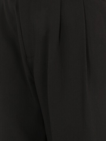 OBJECT Tall Regular Pleat-Front Pants 'RONJA' in Black