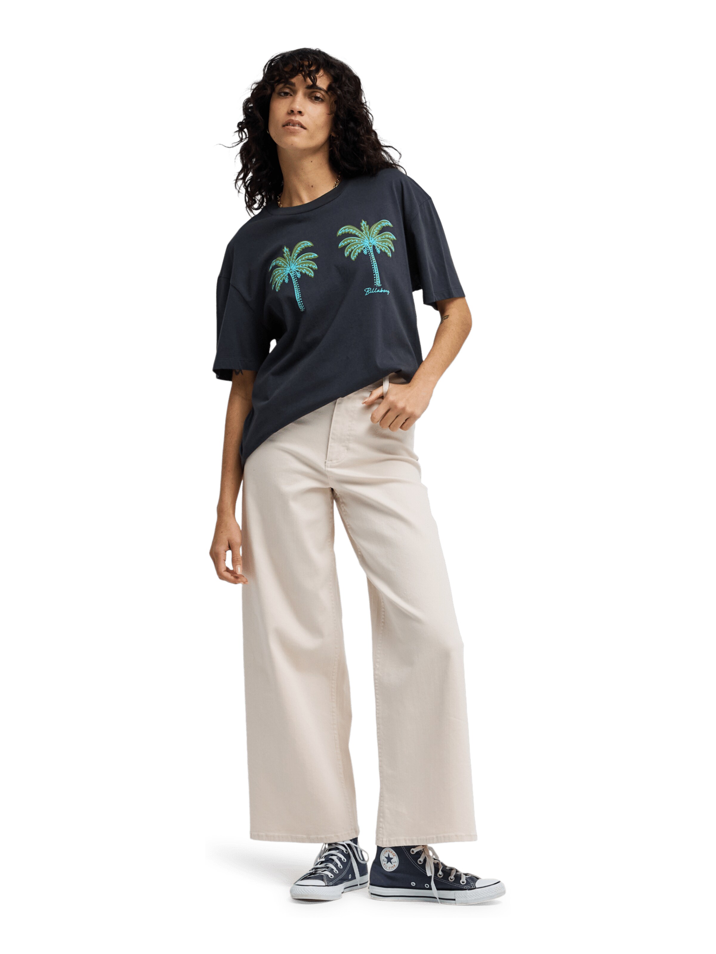 BILLABONG T-Shirt 'Vacation Club' in Schwarz