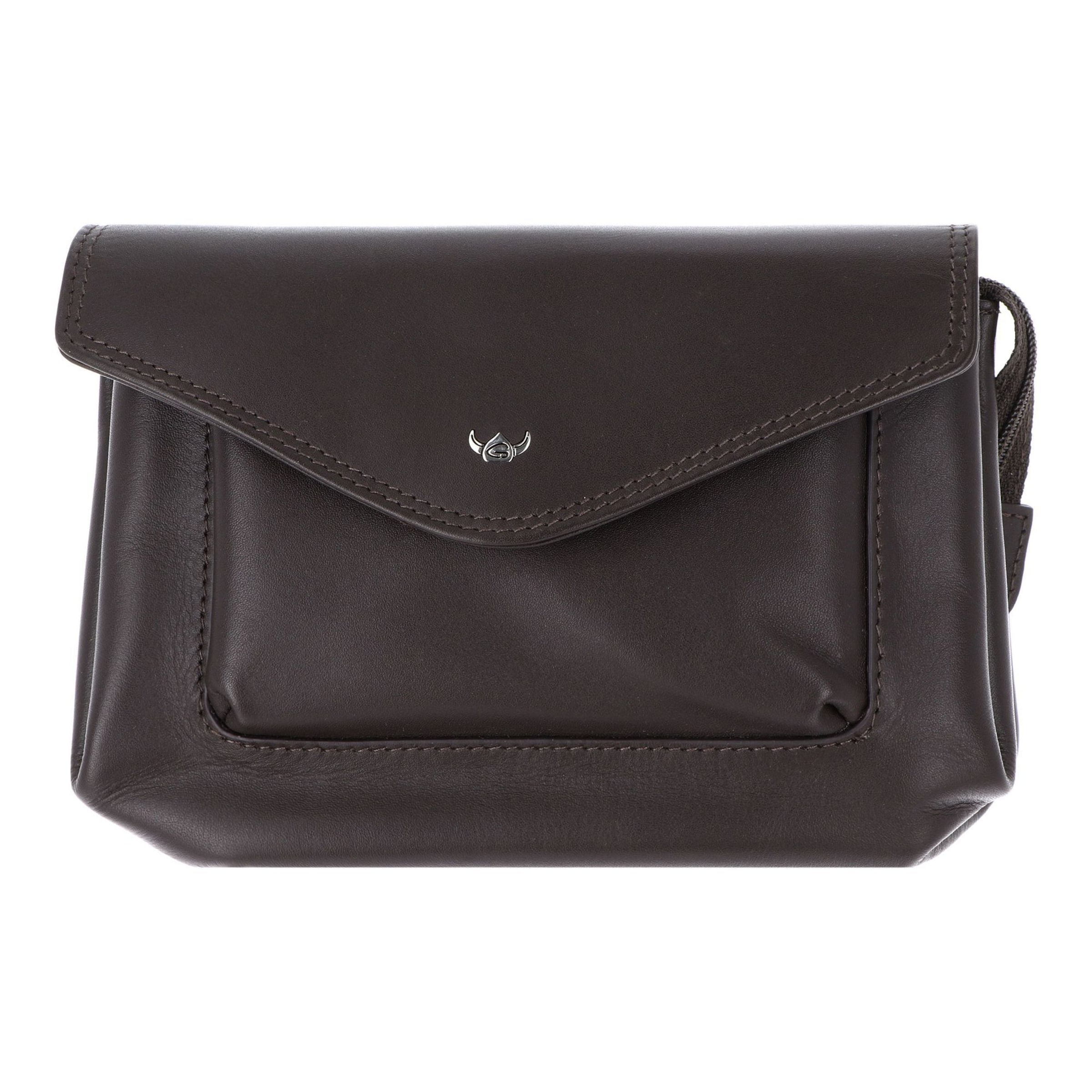 GOLDEN HEAD Wallet in Brown: front