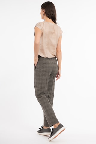 Recover Pants Regular Pleated Pants in Beige