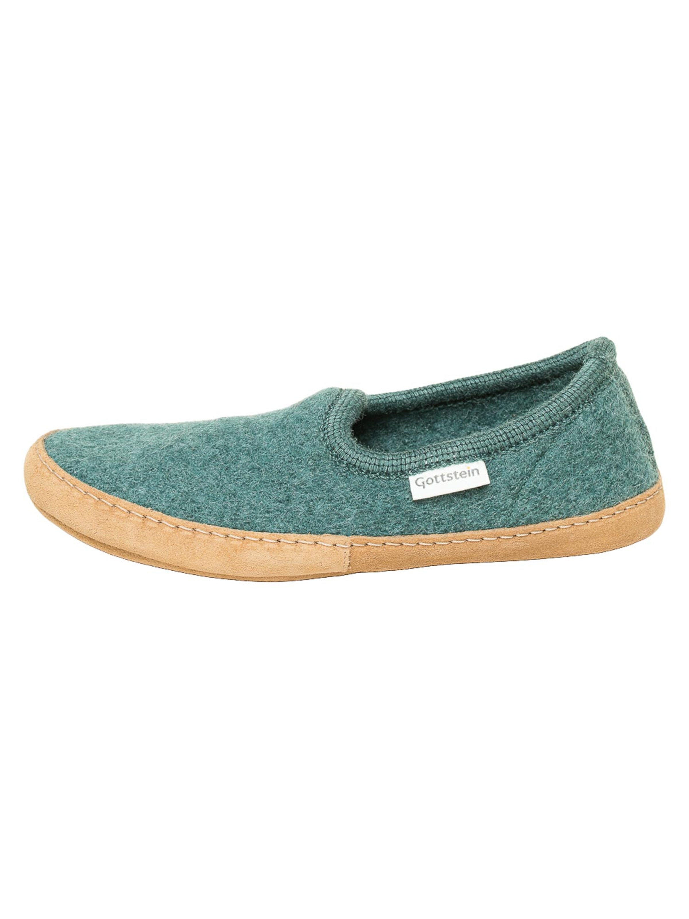 Gottstein Slippers 'Cheyenne' in Green: front