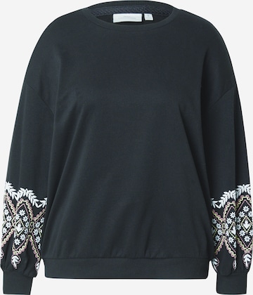 ONLY Carmakoma Collegepaita 'CARBrooke' värissä musta: etupuoli