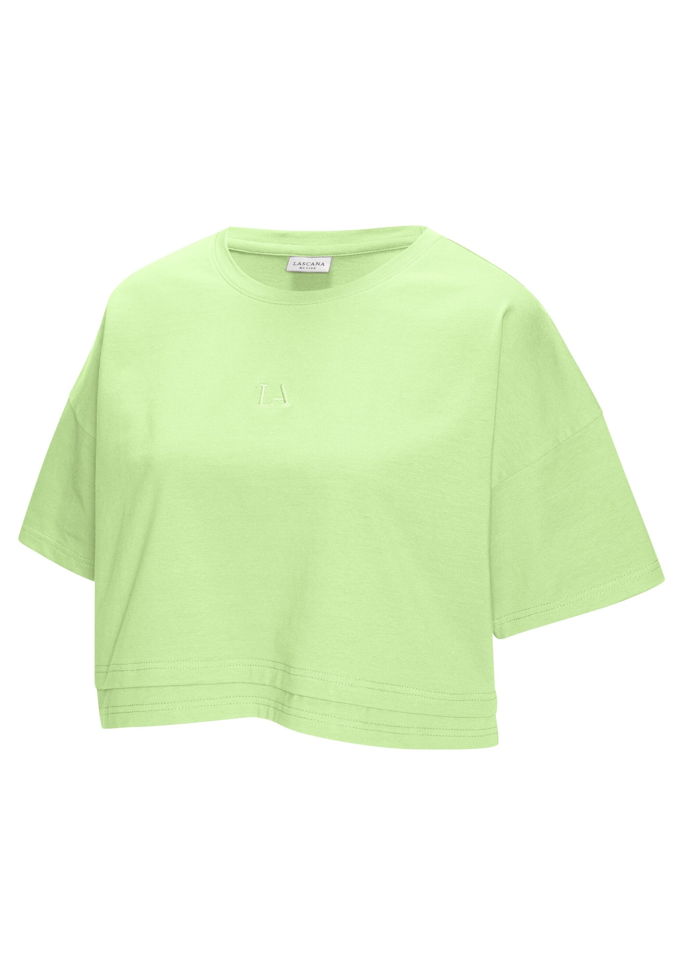 LASCANA Футболка в Зеленый