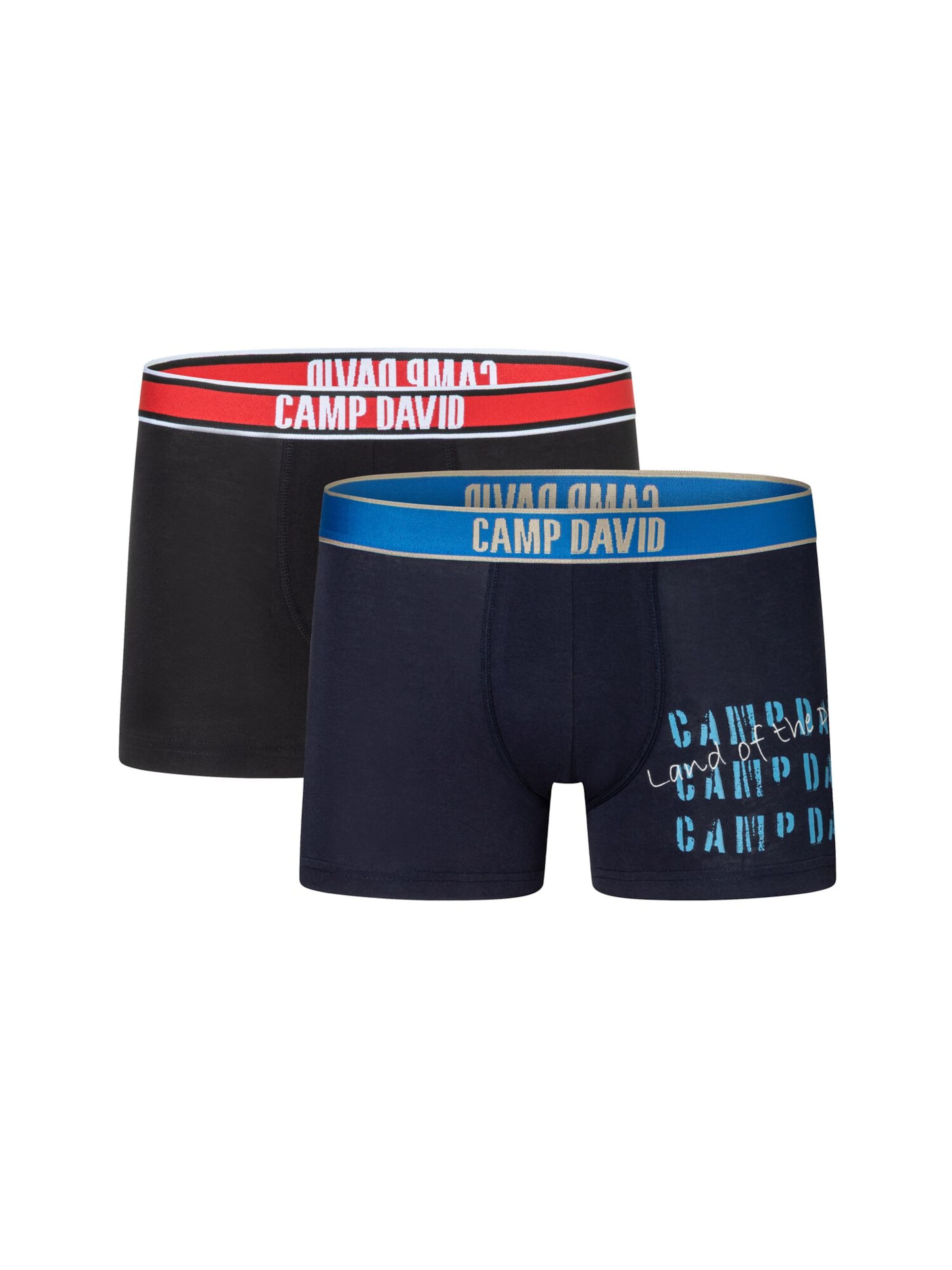 CAMP DAVID Boxershorts in XXL in schwarz, Produktansicht