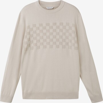 TOM TAILOR Sweater in Beige: front