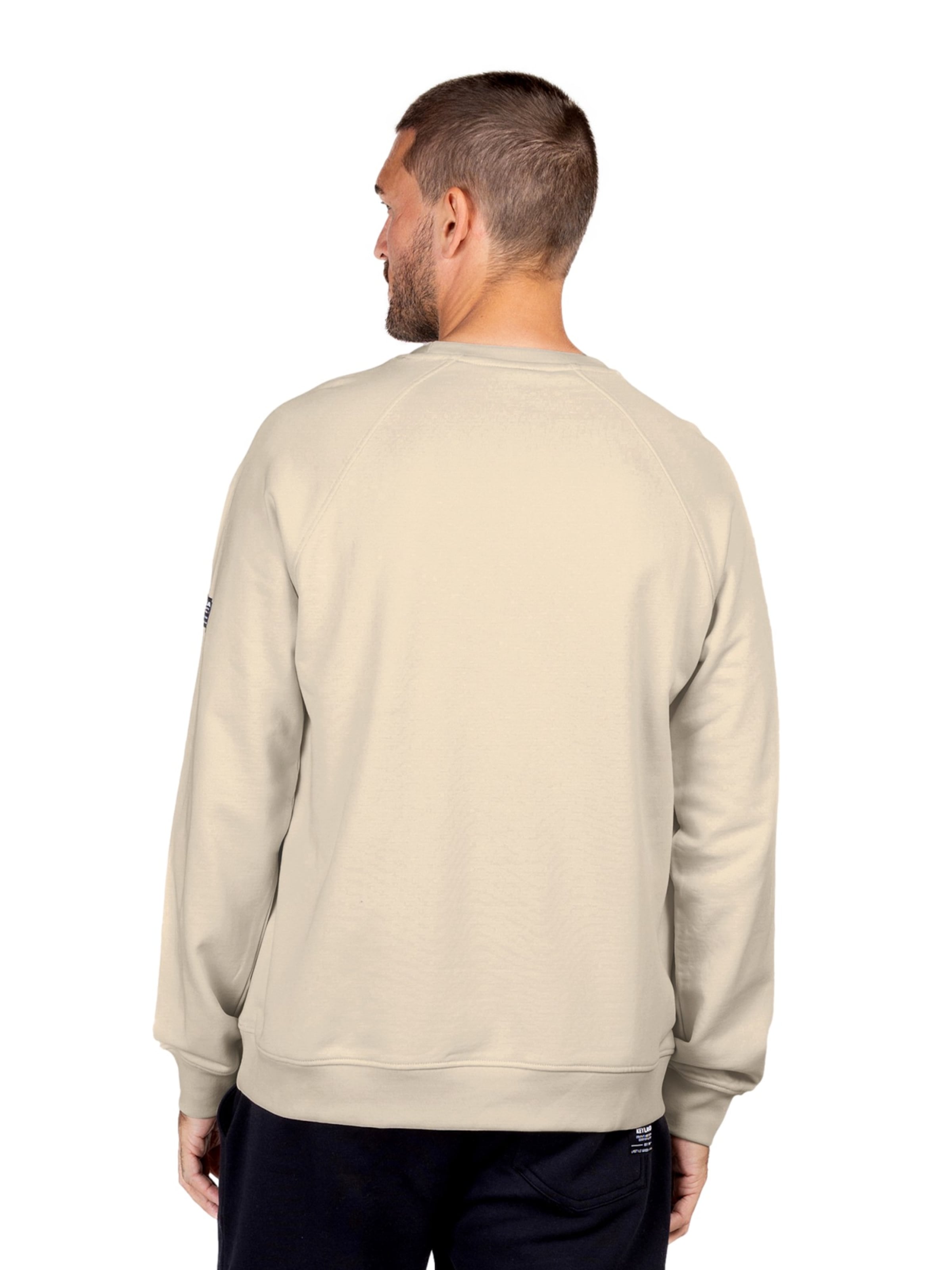 Key Largo Sweatshirt 'KLFINAL' in Beige