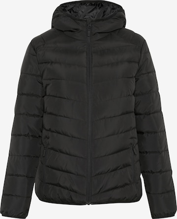 CHIEMSEE Wattierte Jacke ' in moderner Stepp-Optik ' in Schwarz: Vorderseite