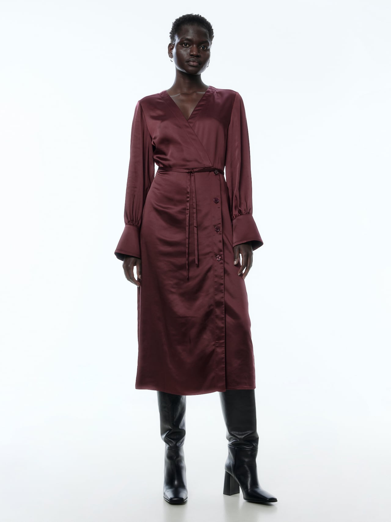 EDITED Produkte Kleid 'Etienne' burgunder