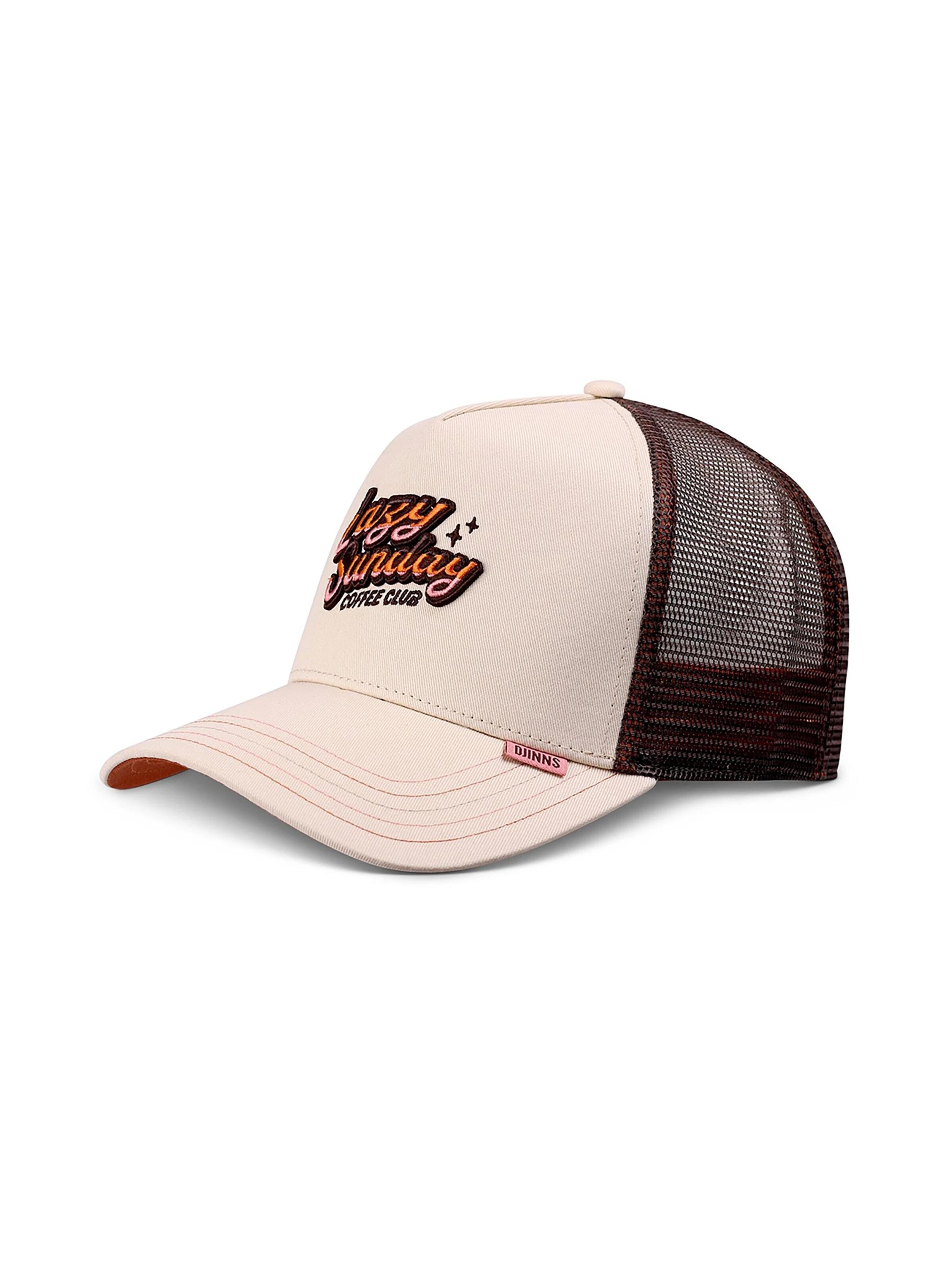 DJINNS Cap 'HFT LSCC Funky' in Beige: front