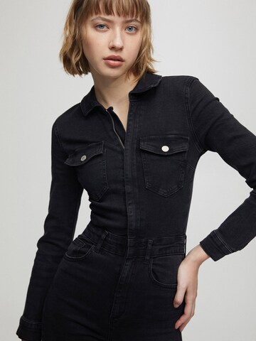 Pull&Bear Jumpsuit in Black