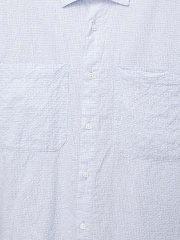 Fit confort Chemise Pull&Bear en bleu
