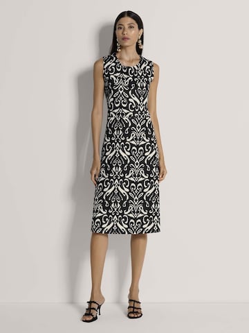 Robe MADELEINE en noir : devant