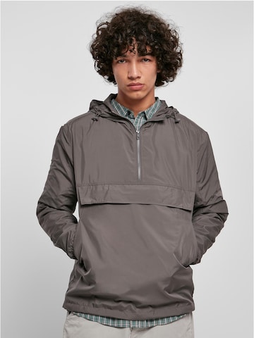 Urban Classics Between-Season Jacket in Grey: front