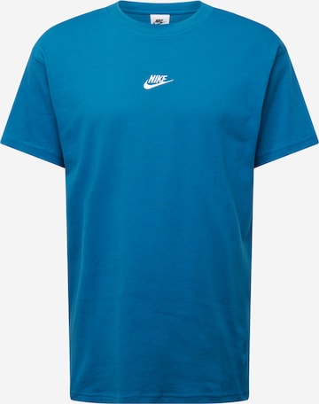 Nike Sportswear - Camisa 'CLUB' em azul: frente