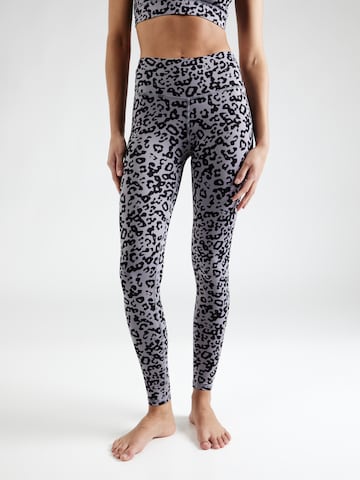 Skinny Pantalon de sport Hey Honey en gris : devant