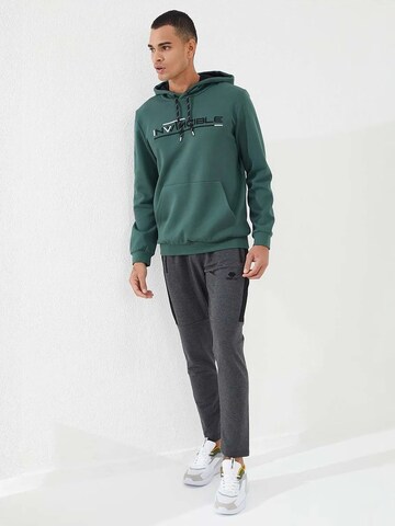 Sweat-shirt Tommy Life en vert