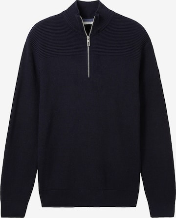 Pull-over TOM TAILOR en bleu : devant